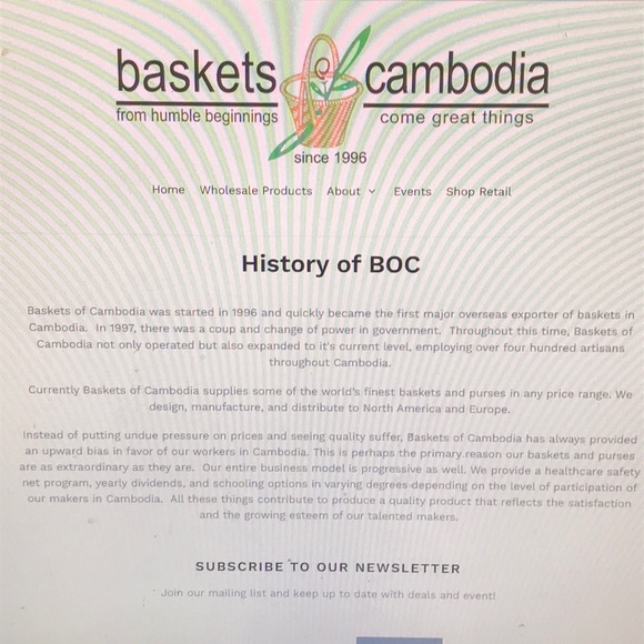 Woven Baskets of Cambodia bag - Picture 5 of 10